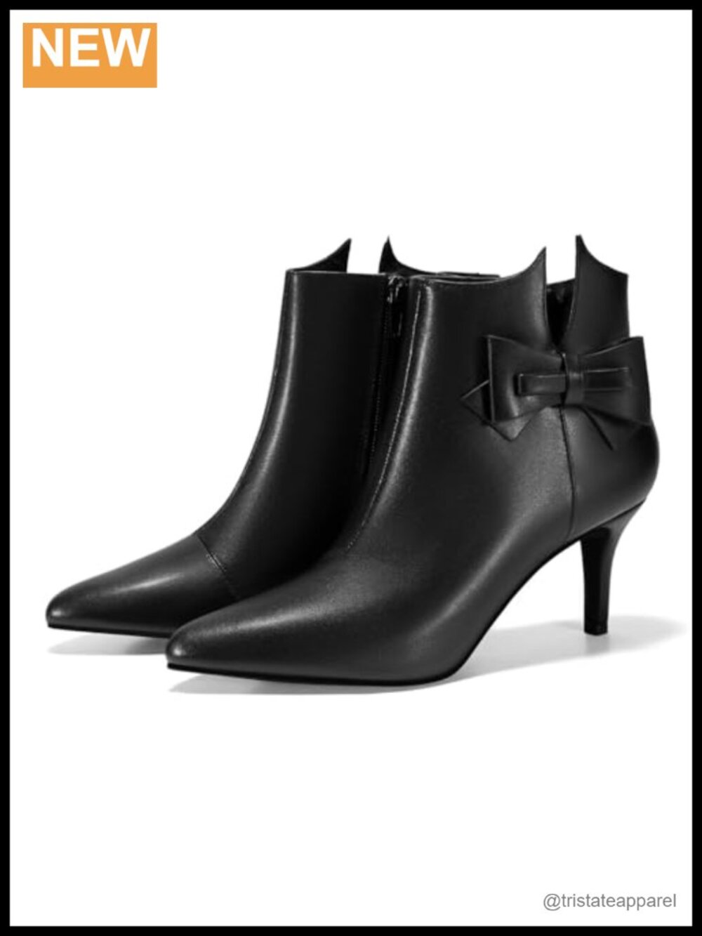 Women's Stiletto Heel Ankle Boots Pointed Toe Faux Suede Side Zipper Slip On